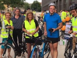 Fahrrad-Demo durch Reutlingen (2017)