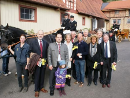 Hengstparade 2012 mit Minister Bonde